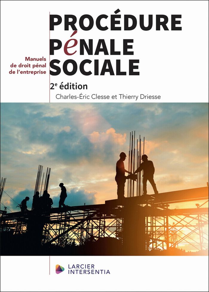 Couverture du livre « PROCEDURE PENALE SOCIALE - 2EME EDITION » de Clesse/driesse, librairie Les Contes Infusés à Corte