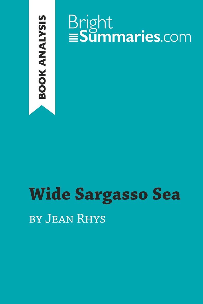 Couverture du livre « WIDE SARGASSO SEA BY JEAN RHYS (BOOK ANALYSIS) - DETAILED SUMMARY, ANALYSIS AND READING GUIDE » de Summaries Bright, librairie Les Contes Infusés à Corte