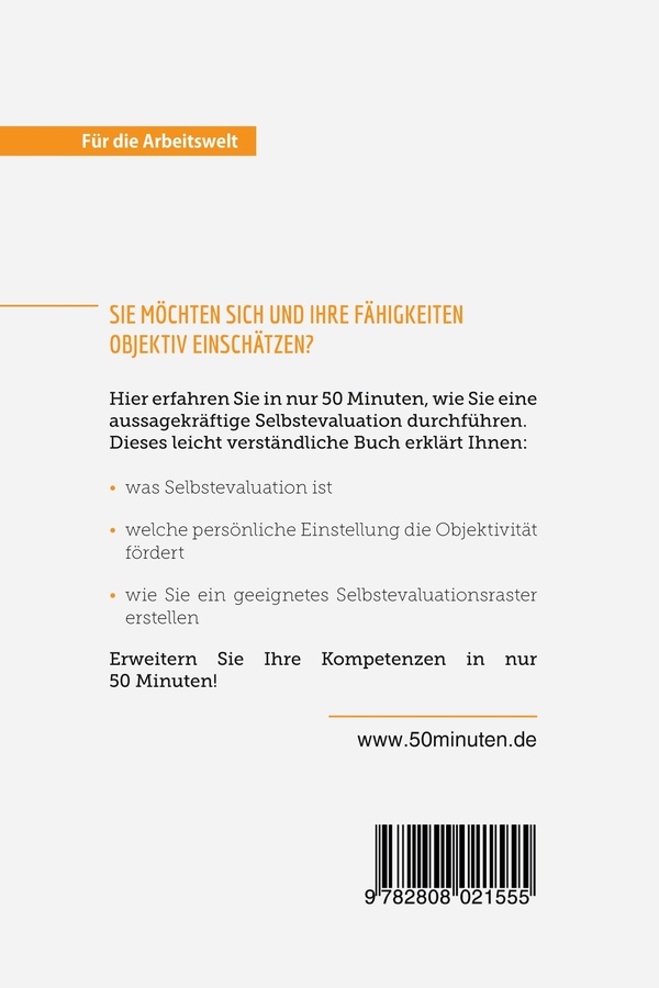 Quatrième de couverture de « SELBSTEVALUATION - METHODEN FUR AUSSAGEKRAFTIGE SELBSTEVALUATIONSERGEBNISSE »