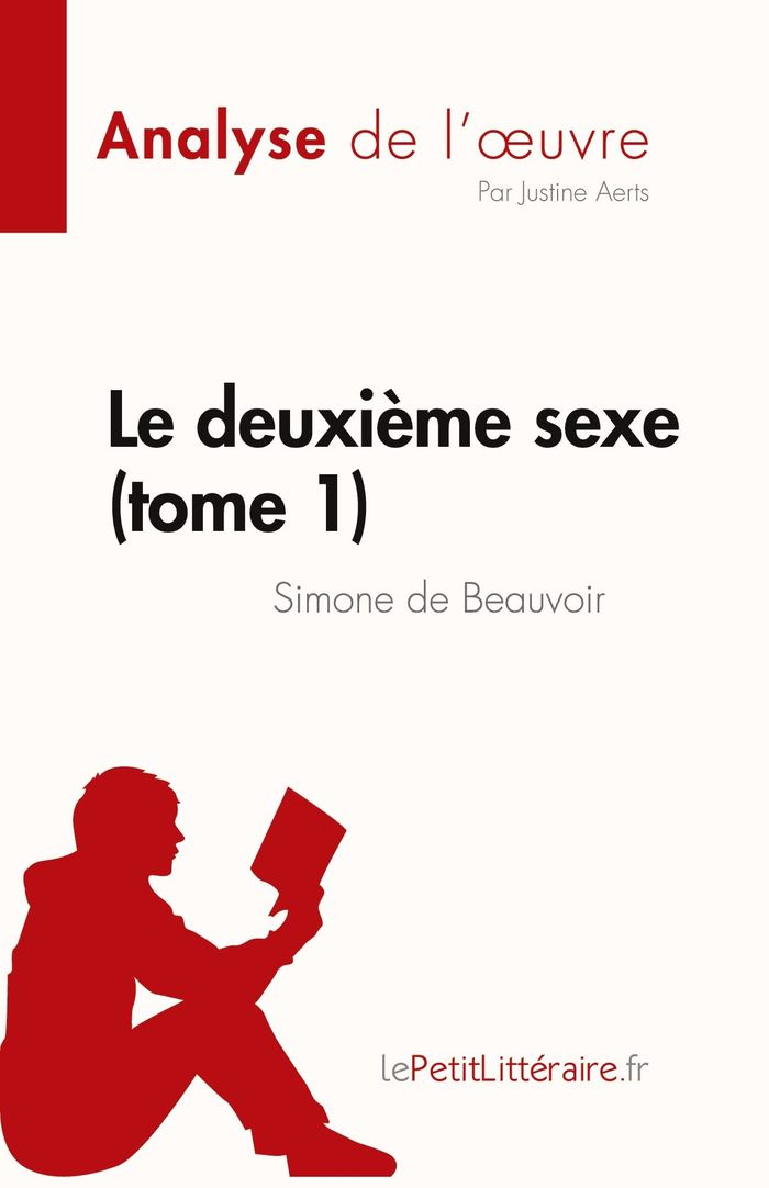 Couverture du livre « LE DEUXIEME SEXE (TOME 1) DE SIMONE DE BEAUVOIR (ANALYSE DE L'OEUVRE) - RESUME COMPLET ET ANALYSE DE » de Aerts Justine, librairie Les Contes Infusés à Corte