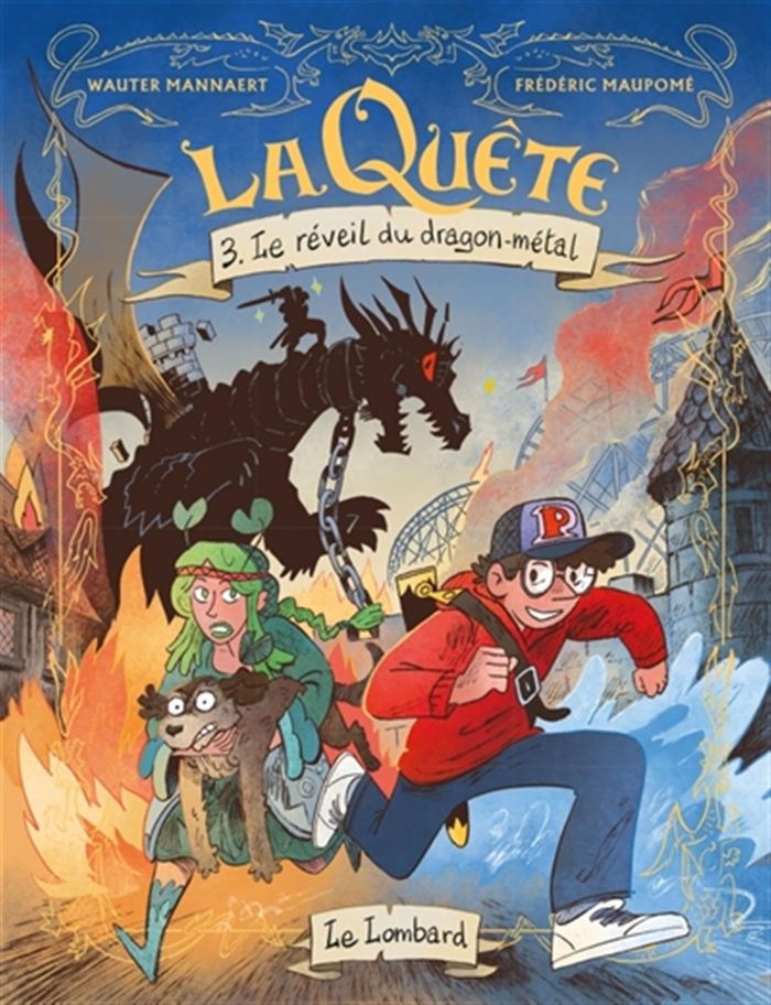 Couverture du livre « Le réveil du dragon-métal » de Wauter Mannaert, librairie Les Contes Infusés à Corte
