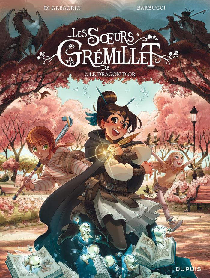 Couverture du livre « LES SOEURS GREMILLET - TOME 7 - LE DRAGON D'OR », librairie Les Contes Infusés à Corte