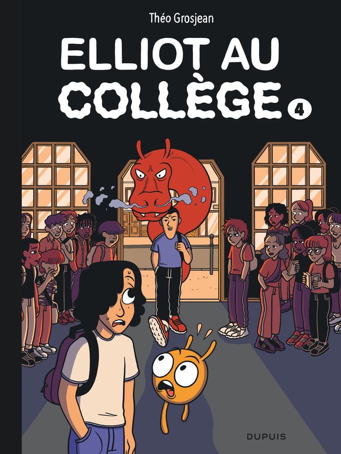 Couverture du livre « Elliot au collège : dernier frisson », librairie Les Contes Infusés à Corte