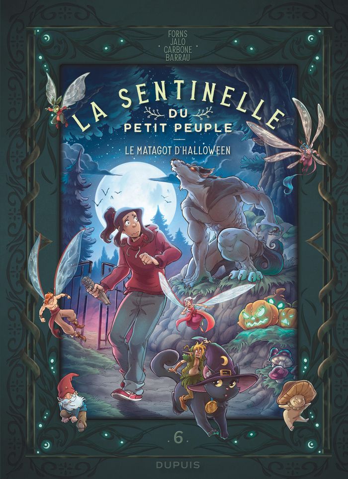 Couverture du livre « Le matagot d'Halloween » de Carbone, librairie Les Contes Infusés à Corte