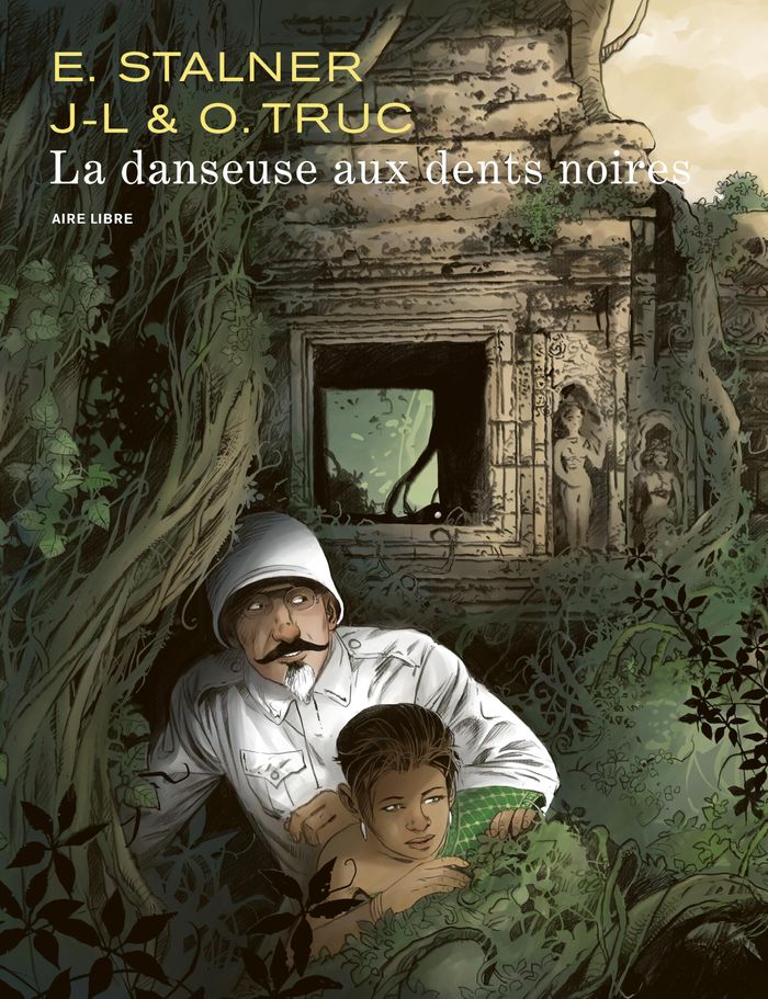 Couverture du livre « La danseuse aux dents noires » de Éric Stalner, librairie Les Contes Infusés à Corte