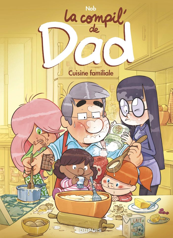 Couverture du livre « DAD - LA COMPIL - CUISINE FAMILIALE » de Nob, librairie Les Contes Infusés à Corte