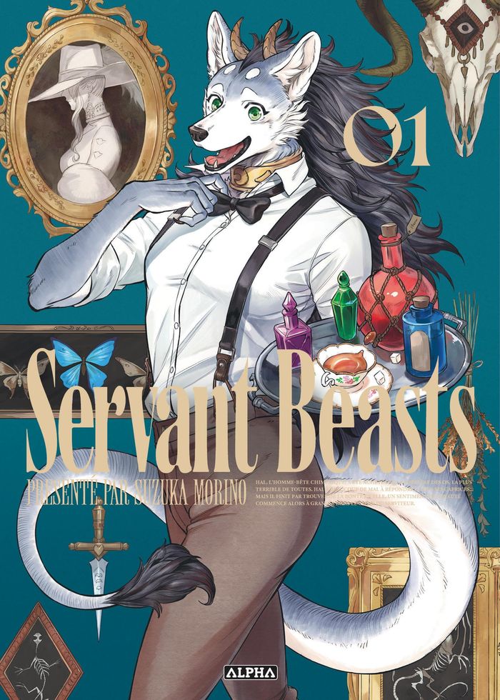 Couverture du livre « Servant beasts » de Suzuka Morino, librairie Les Contes Infusés à Corte