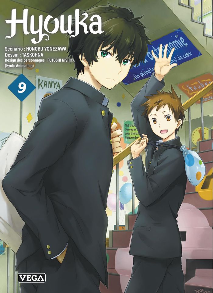 Couverture du livre « HYOUKA - TOME 9 » de Honobu Yonezawa, librairie Les Contes Infusés à Corte