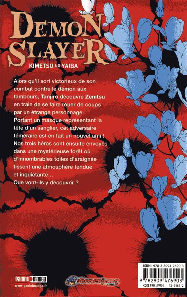 Quatrième de couverture de « DEMON SLAYER T04 »