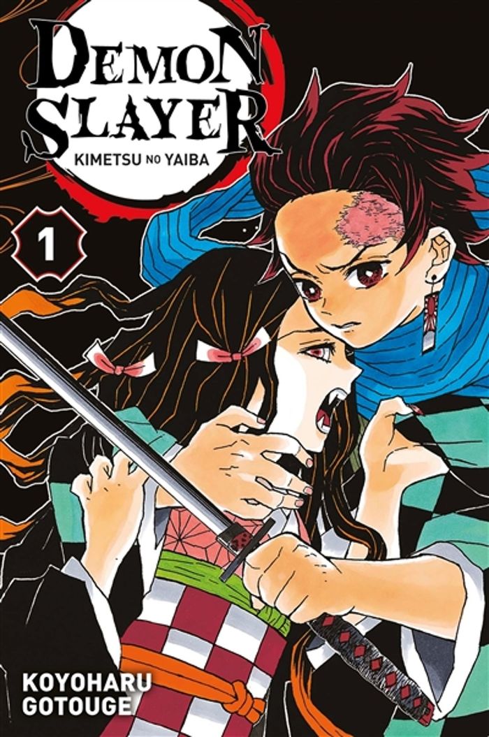 Couverture du livre « DEMON SLAYER T01 », librairie Les Contes Infusés à Corte