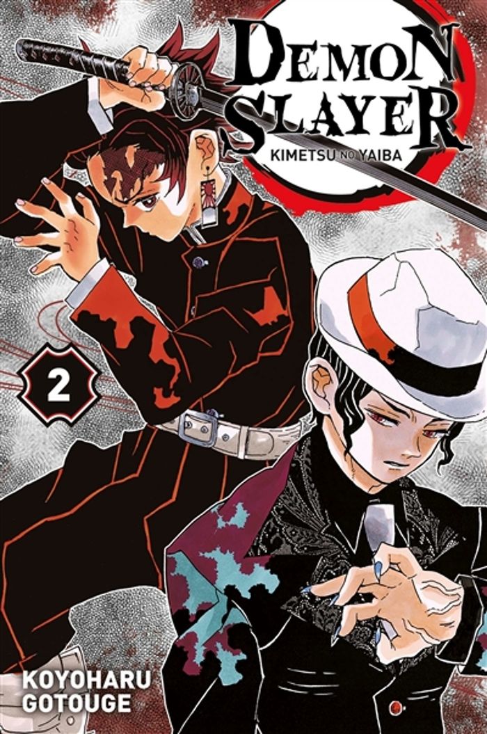 Couverture du livre « DEMON SLAYER T02 » de Koyoharu Gotouge, librairie Les Contes Infusés à Corte