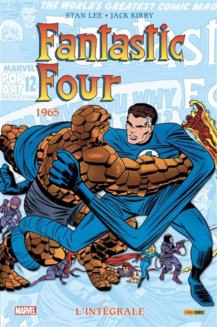 Couverture du livre « FANTASTIC FOUR: L'INTEGRALE 1965 (T04 NOUVELLE EDITION) » de Lee/kirby, librairie Les Contes Infusés à Corte