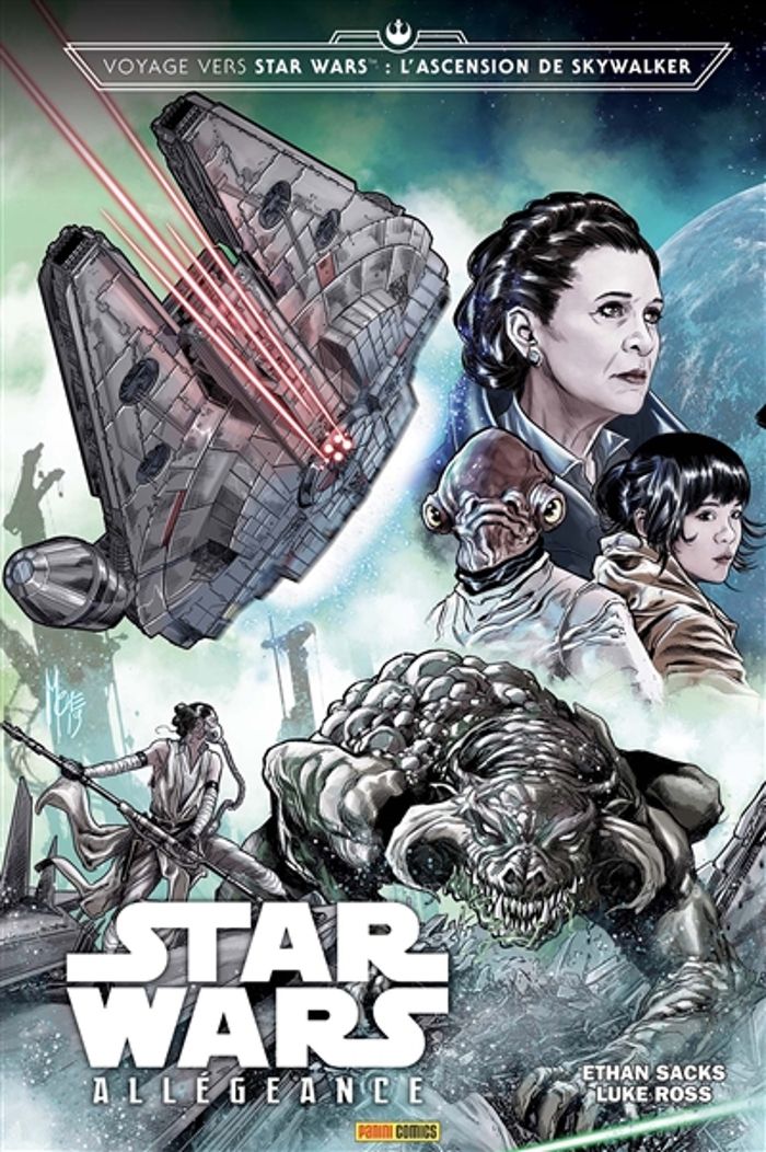 Couverture du livre « STAR WARS - L'ASCENSION DE SKYWALKER : ALLEGEANCE » de Sacks/ross, librairie Les Contes Infusés à Corte