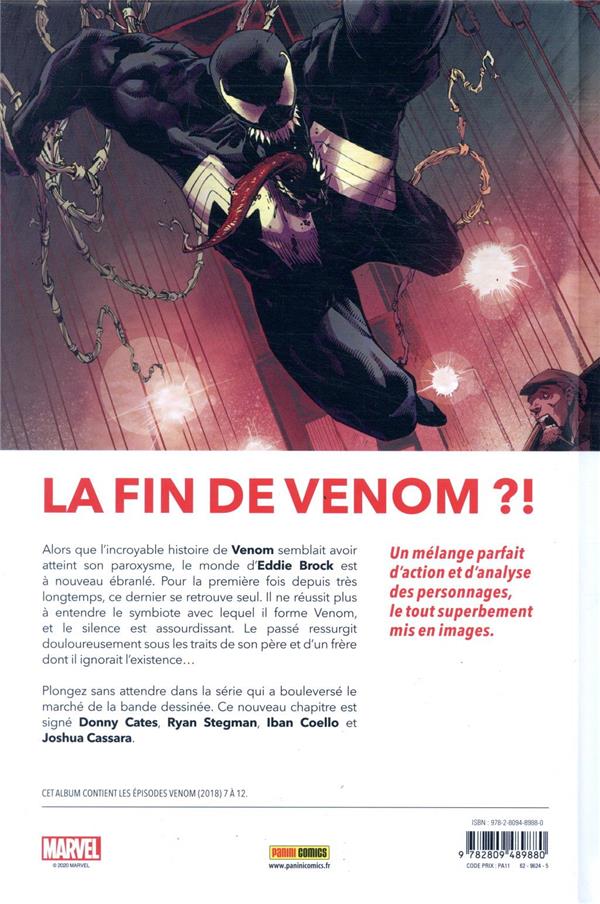 Quatrième de couverture de « VENOM T02: ABYSSE »