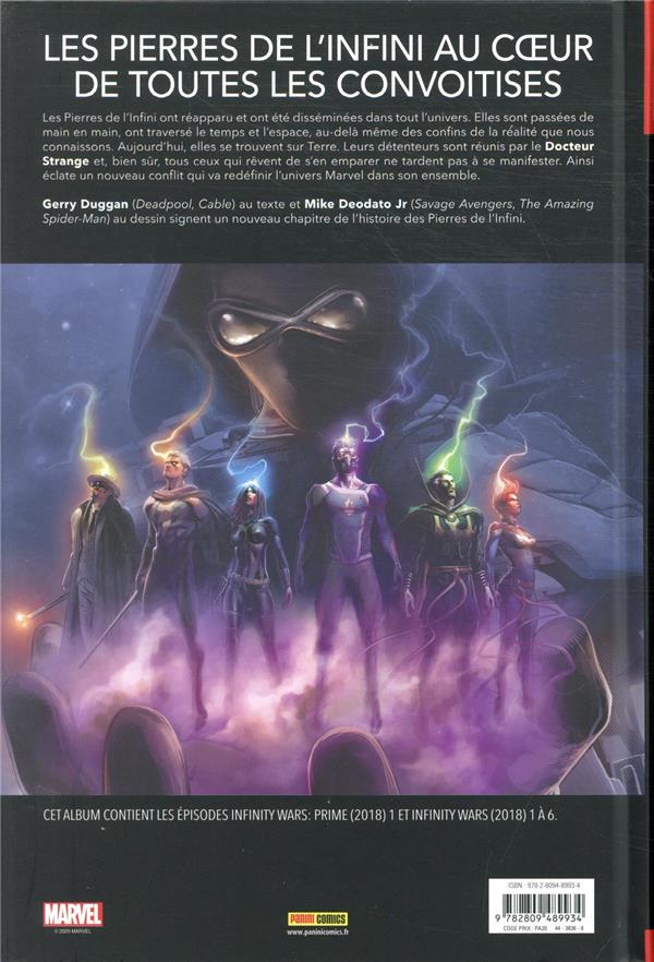 Quatrième de couverture de « INFINITY WARS »
