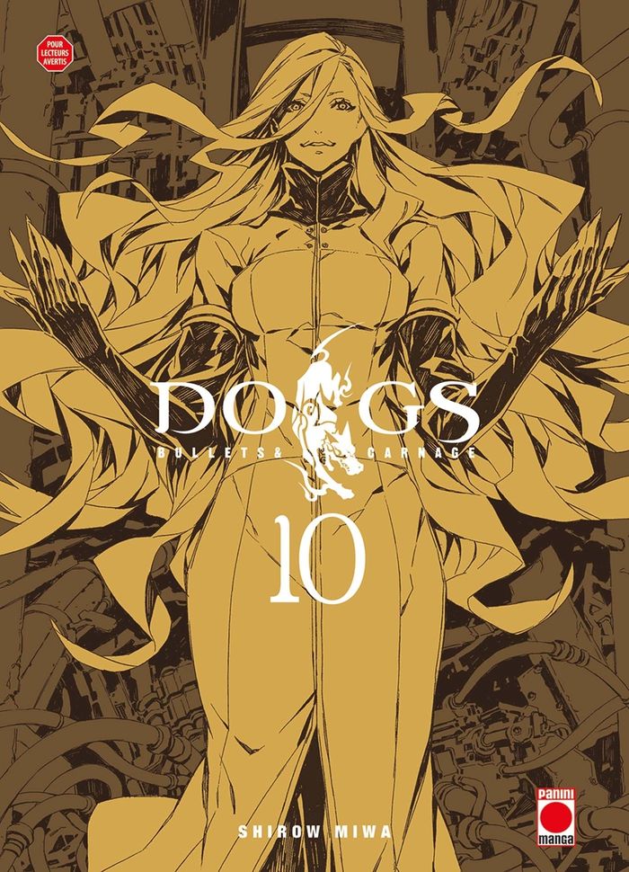 Couverture du livre « DOGS BULLETS & CARNAGE T10 » de Shirow Miwa, librairie Les Contes Infusés à Corte