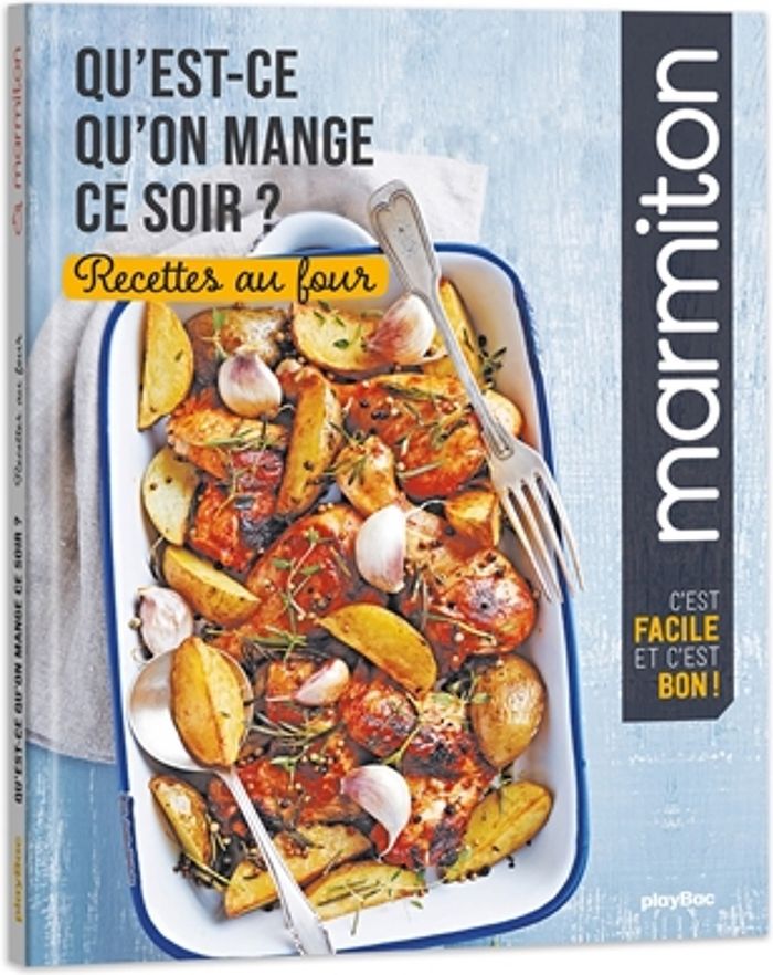Couverture du livre « Recettes au four » de Marmiton, librairie Les Contes Infusés à Corte