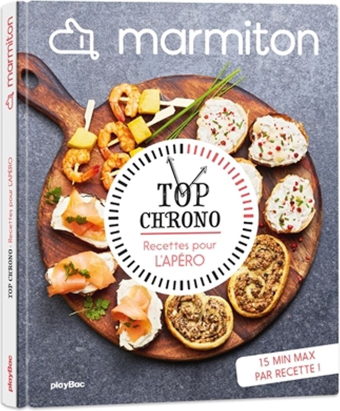 Couverture du livre « Recettes pour l'apéro » de Marmiton, librairie Les Contes Infusés à Corte