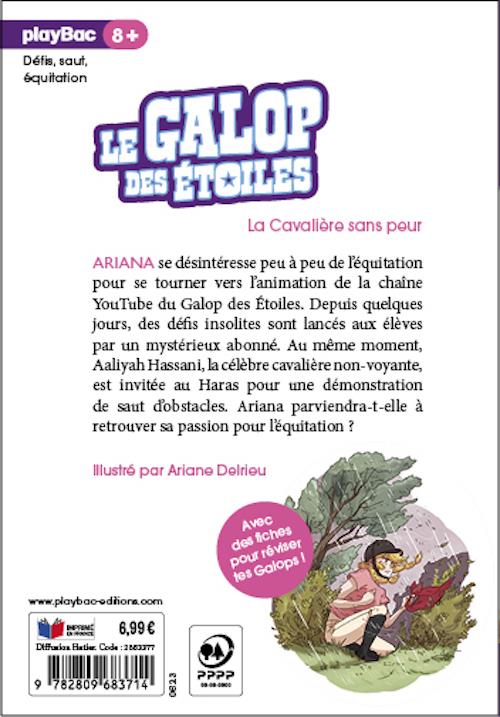 Quatrième de couverture de « LE GALOP DES ETOILES - LA CAVALIERE SANS PEUR - TOME 11 »