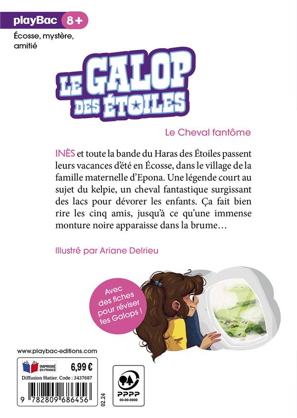 Quatrième de couverture de « LE GALOP DES ETOILES - LE CHEVAL FANTOME - TOME 12 »