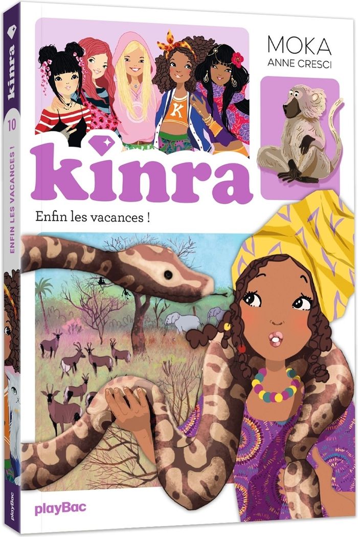 Couverture du livre « Enfin les vacances ! » de Moka, librairie Les Contes Infusés à Corte