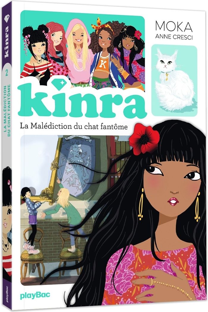 Couverture du livre « La malédiction du chat fantôme » de Moka, librairie Les Contes Infusés à Corte