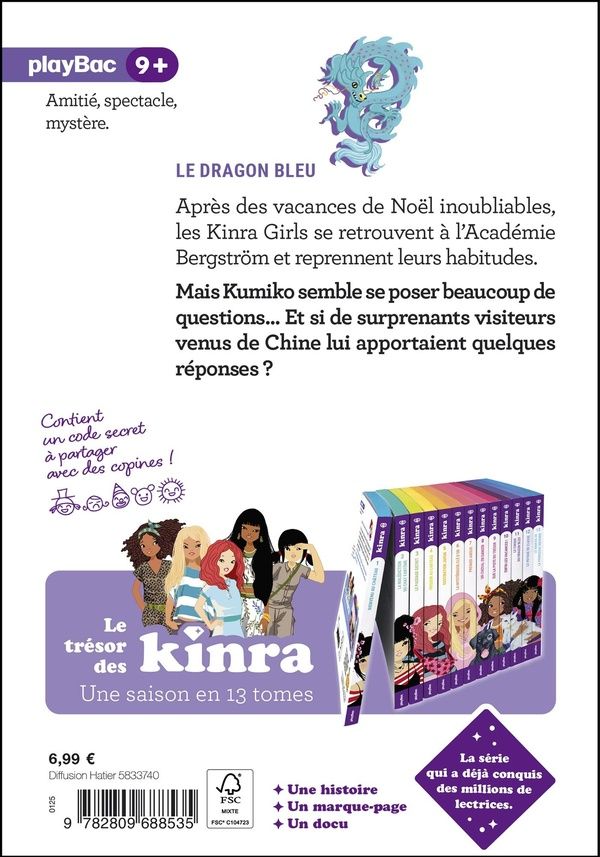 Quatrième de couverture de « Le dragon bleu »
