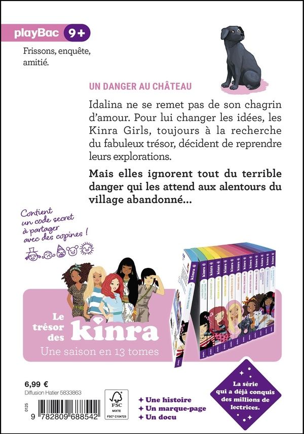 Quatrième de couverture de « Un danger au château »