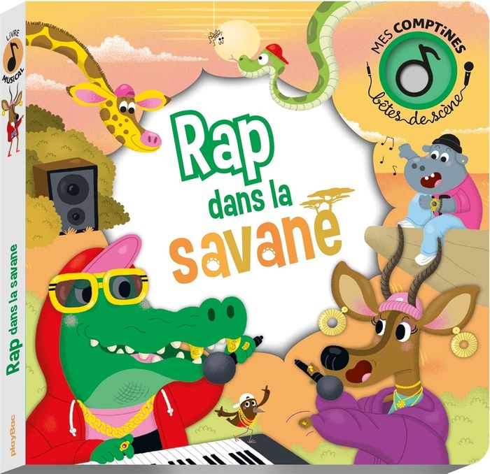 Couverture du livre « Rap dans la savane » de Collectif, librairie Les Contes Infusés à Corte