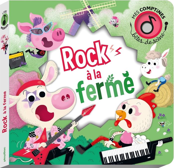 Couverture du livre « Rock à la ferme », librairie Les Contes Infusés à Corte
