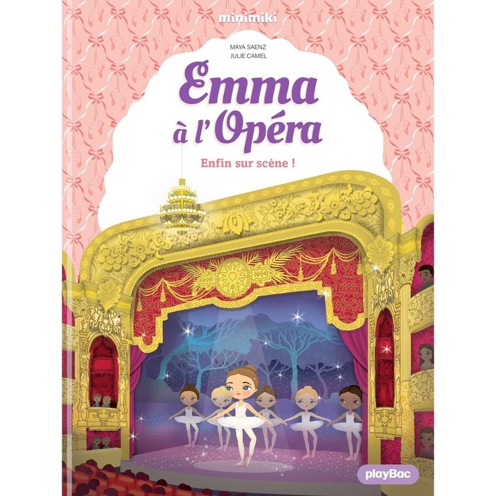 Couverture du livre « Enfin sur scène ! » de Maya Saenz, librairie Les Contes Infusés à Corte