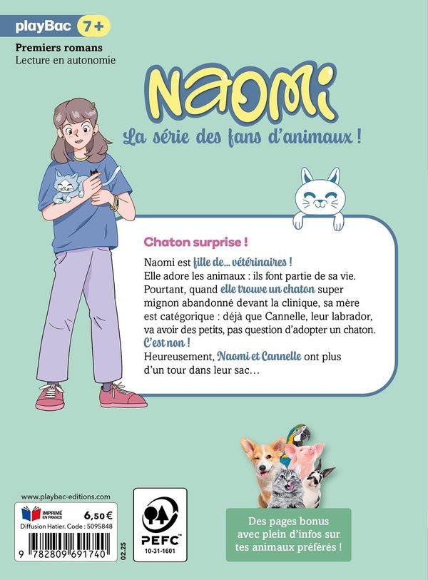 Quatrième de couverture de « Chaton surprise ! »