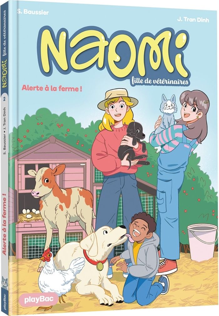 Couverture du livre « Alerte à la ferme ! » de Sylvie Baussier, librairie Les Contes Infusés à Corte
