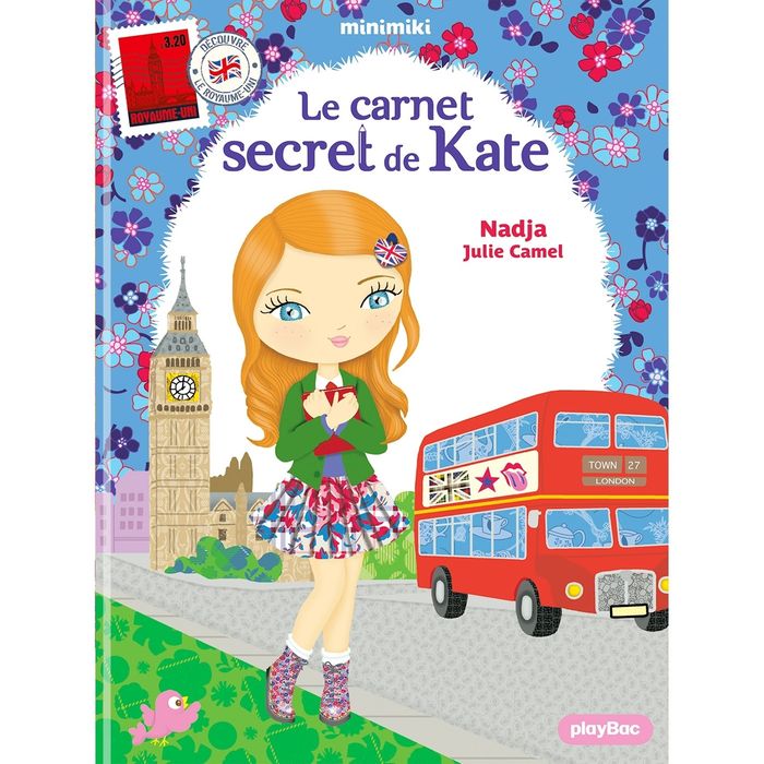 Couverture du livre « Le carnet secret de Kate » de Nadja, librairie Les Contes Infusés à Corte