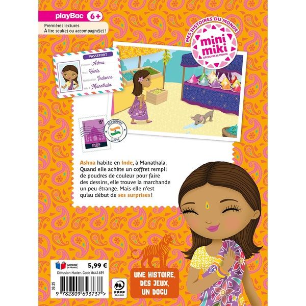 Quatrième de couverture de « Le coffret magique d'Ashna »