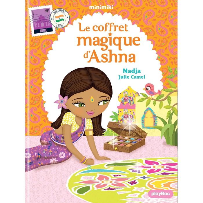 Couverture du livre « Le coffret magique d'Ashna » de Nadja, librairie Les Contes Infusés à Corte