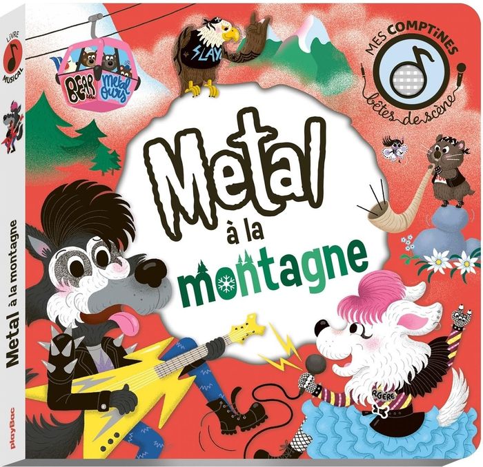 Couverture du livre « Metal à la montagne », librairie Les Contes Infusés à Corte