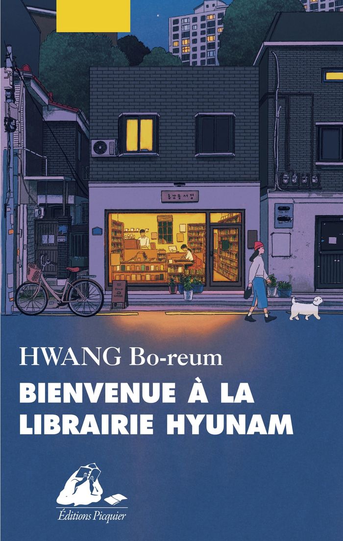 Couverture du livre « BIENVENUE A LA LIBRAIRIE HYUNAM » de Bo-Reum Hwang, librairie Les Contes Infusés à Corte