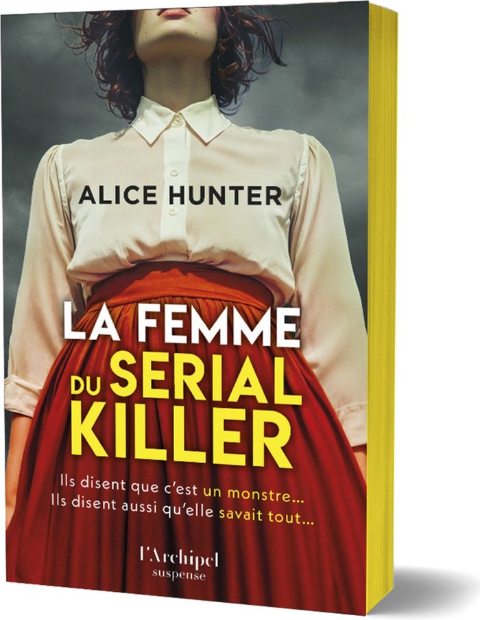 Couverture du livre « La femme du serial killer » de Alice Hunter, librairie Les Contes Infusés à Corte