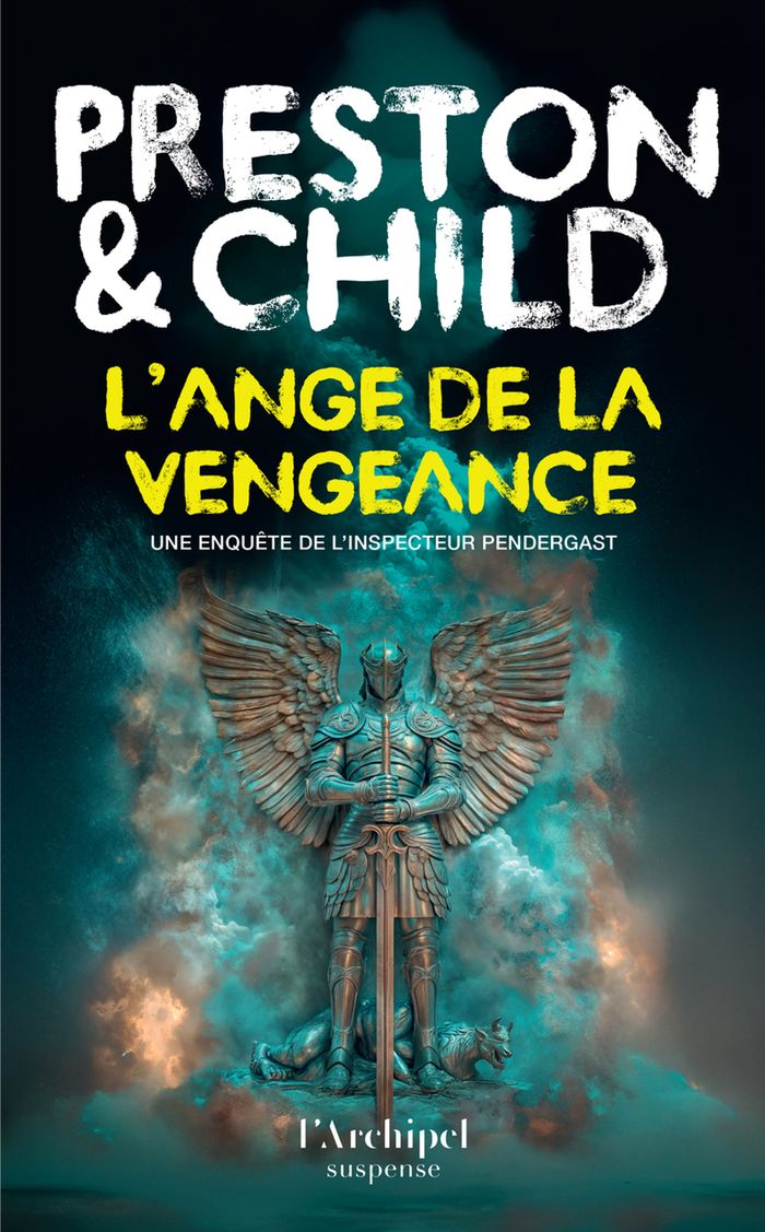 Couverture du livre « L'ange de la vengeance » de Douglas Preston, librairie Les Contes Infusés à Corte