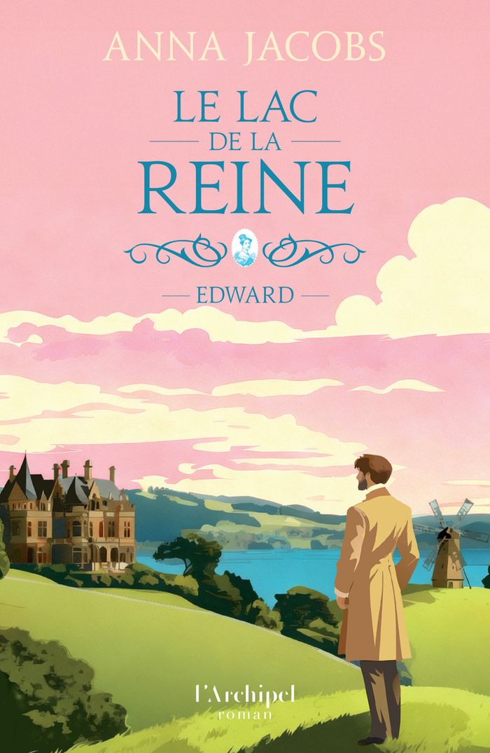 Couverture du livre « LE LAC DE LA REINE - TOME 2 EDWARD - VOL02 » de Anna Jacobs, librairie Les Contes Infusés à Corte