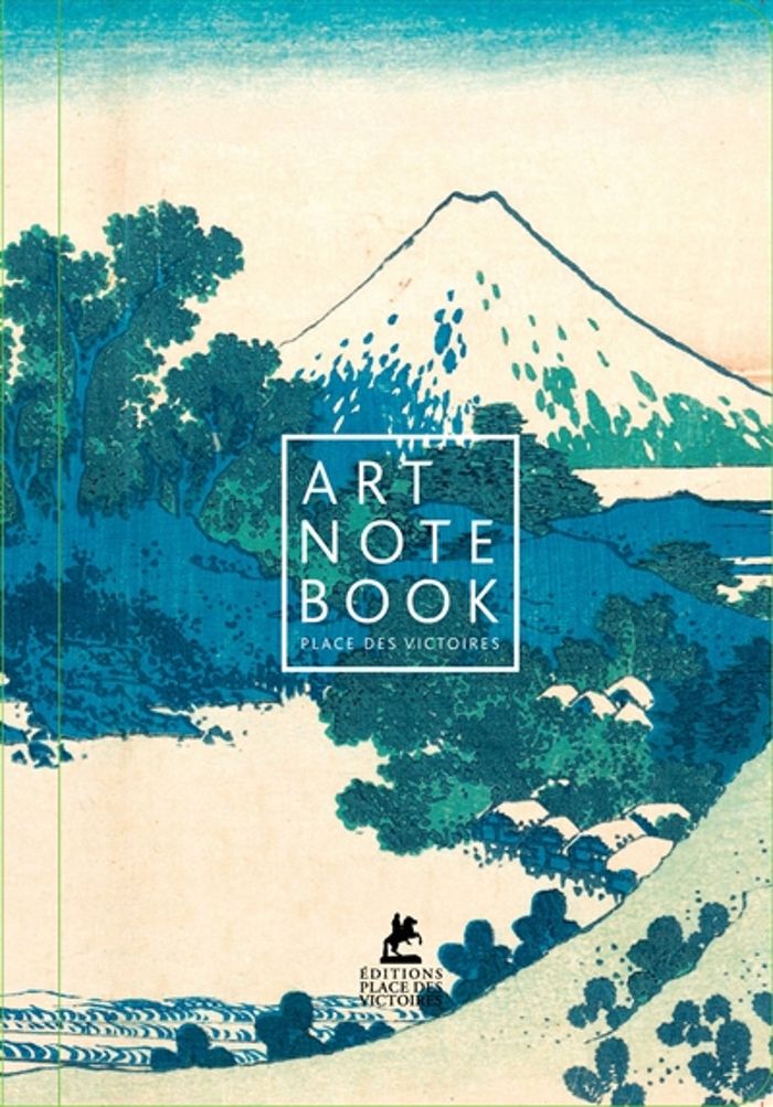 Couverture du livre « ART NOTEBOOK PLACE DES VICTOIRES - HOKUSAI », librairie Les Contes Infusés à Corte
