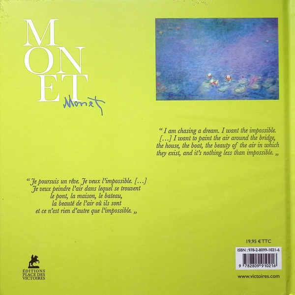Quatrième de couverture de « Monet »