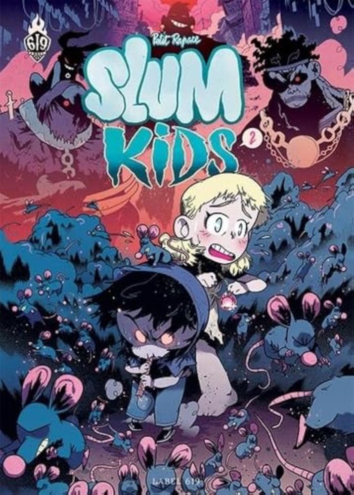 Couverture du livre « Slum kids », librairie Les Contes Infusés à Corte