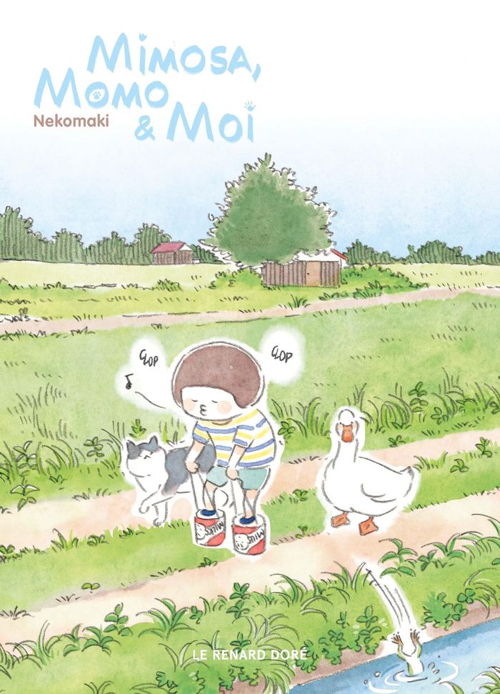 Couverture du livre « Mimosa, Momo & moi » de Nekomaki, librairie Les Contes Infusés à Corte