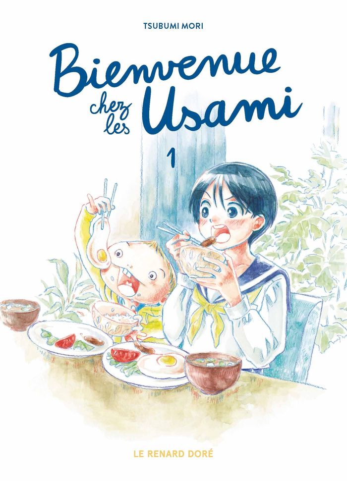 Couverture du livre « BIENVENUE CHEZ LES USAMI T1 », librairie Les Contes Infusés à Corte