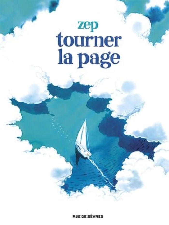 Couverture du livre « TOURNER LA PAGE », librairie Les Contes Infusés à Corte