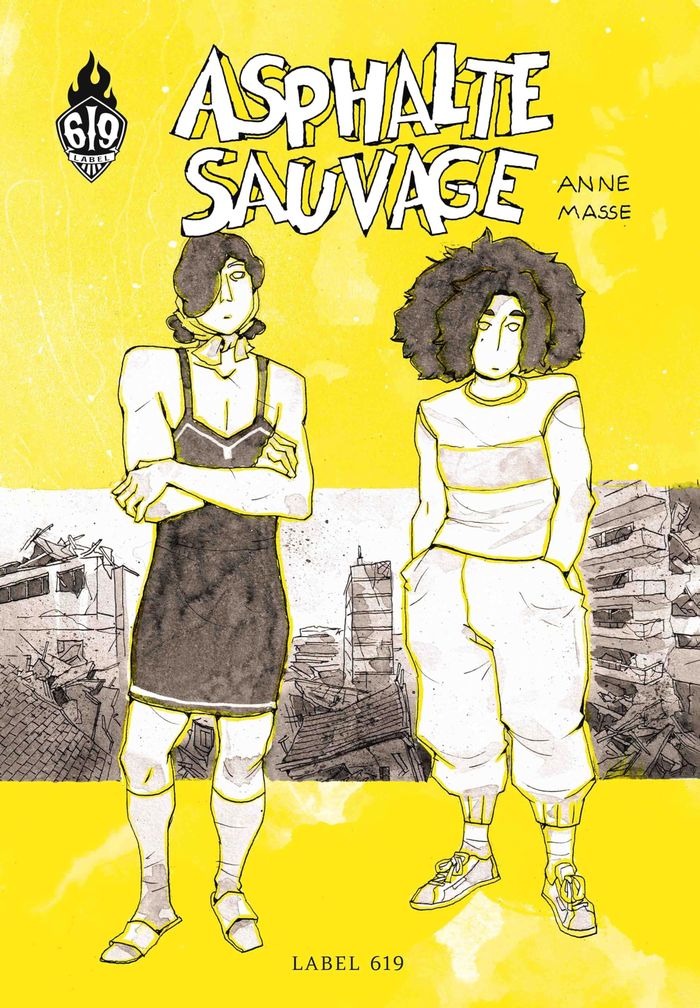 Couverture du livre « Asphalte sauvage » de Anne Masse, librairie Les Contes Infusés à Corte