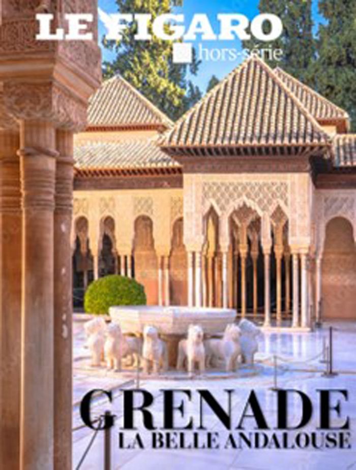 Couverture du livre « GRENADE - LA BELLE ANDALOUSE » de Figaro Hors Serie, librairie Les Contes Infusés à Corte