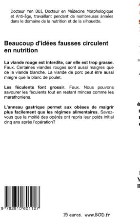 Quatrième de couverture de « MAIGRIR EN FAISANT DES ECONOMIES »
